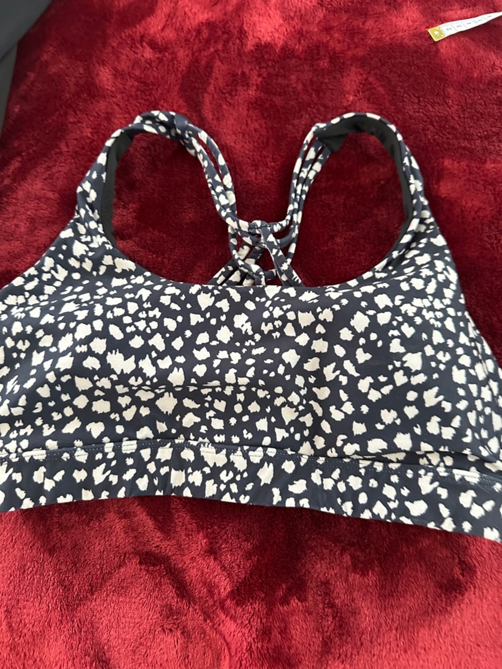 Jessica Simpson Black & Cream leopard Hoodie, Joggers, Sports Bra S EUC - Picture 3 of 5
